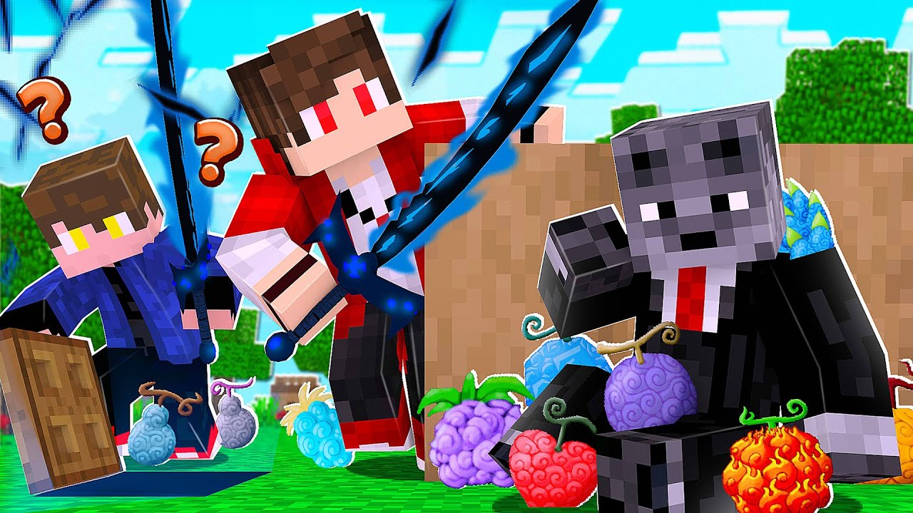 Meus Amigos me CAÇARAM com a Nova YORU AZUL de One Piece no Esconde-Esconde no Minecraft