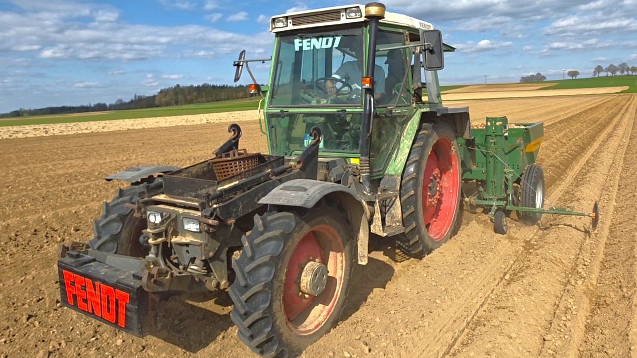 Fendt GTA F380 legt Kartoffel in Bayern!
