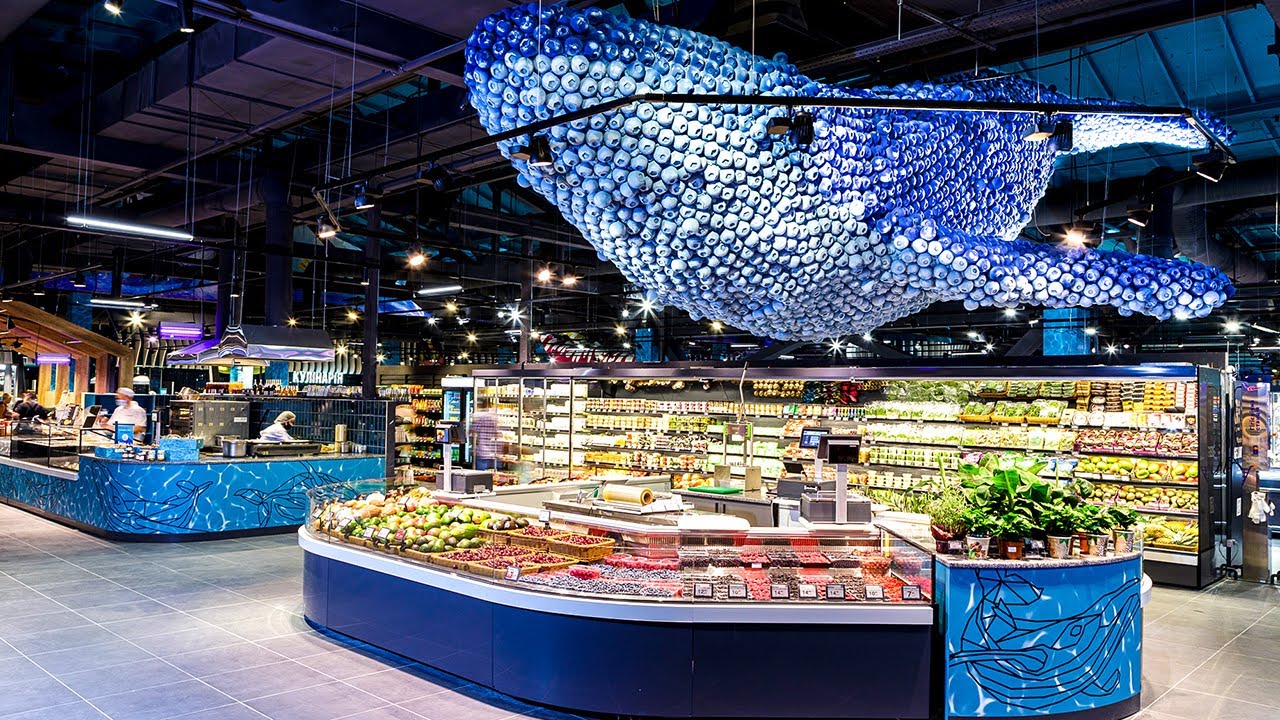 Silpo Supermarket in marine style