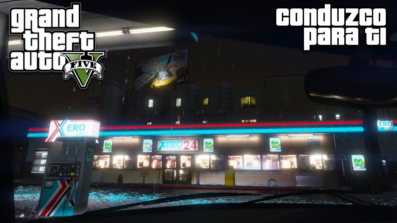 ASMR GTA V 🌧️ Conduzco y te hablo hasta que logres dormir