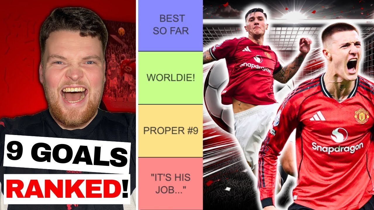 Benjamin Sesko's 9 Man Utd Goals RANKED (Best to Worst)