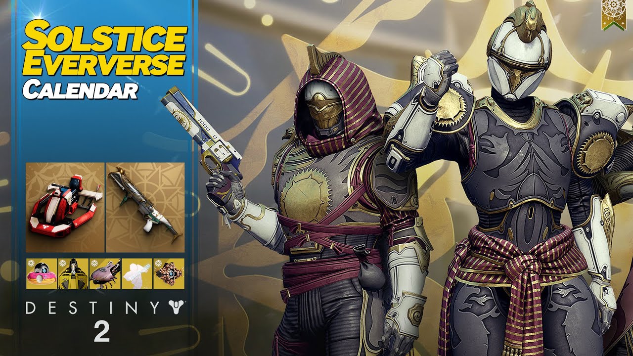 Destiny 2 Solstice 2022 Eververse Calendar