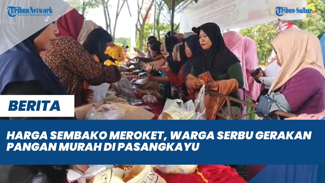 Harga Sembako Meroket, Warga Serbu Gerakan Pangan Murah di Pasangkayu