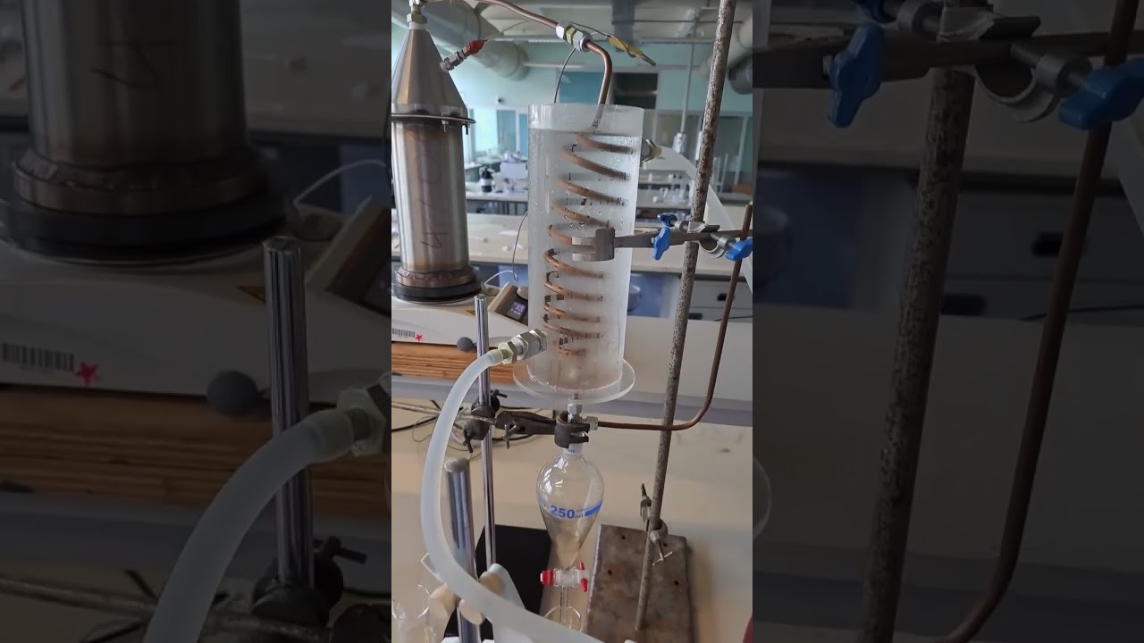 Orange oil extraction by steam distillation