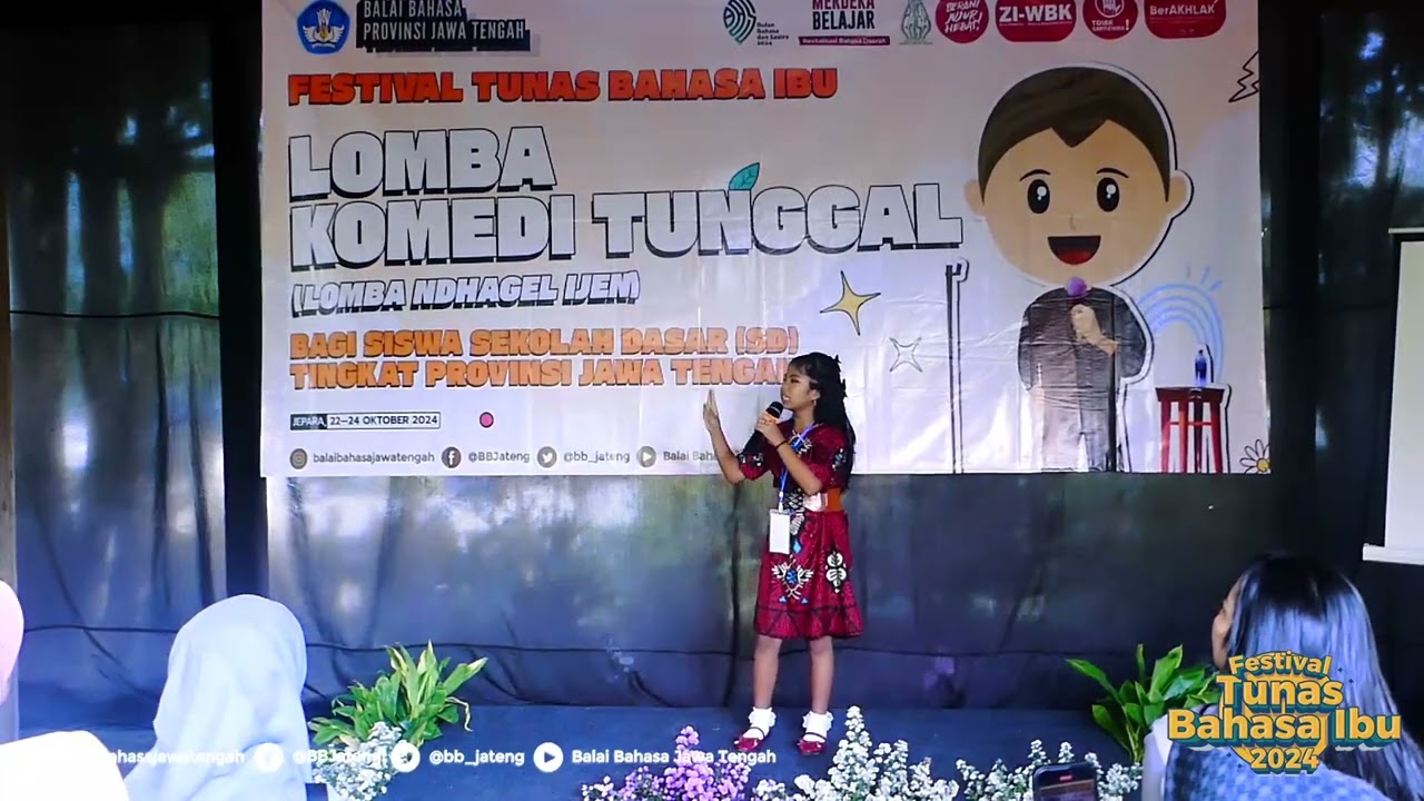 Juara Harapan 2 Putri Komedi Tunggal SD FTBI 2024