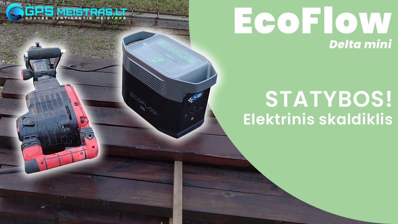 Ar veikia Ecoflow generatorius statybose?