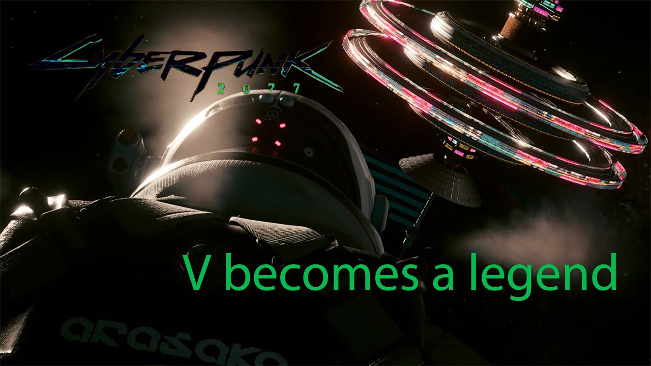 Cyberpunk2077 | Ending for Silverhand, V becomes a legend