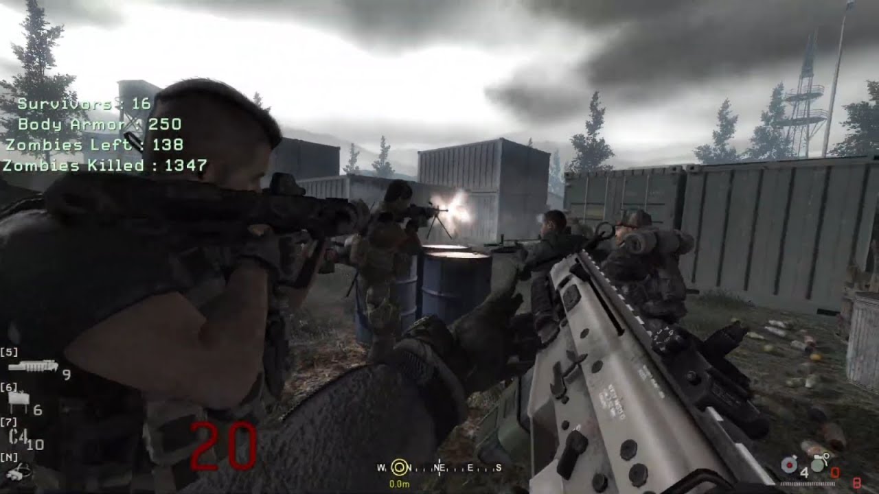 Call Of Duty 4: Modern Warfare Zombies Gameplay - Shipment (PC)
