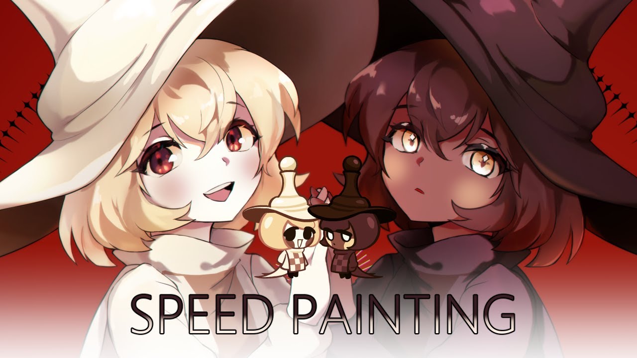 [Speed painting] chess choco cookie 체스초코 쿠키