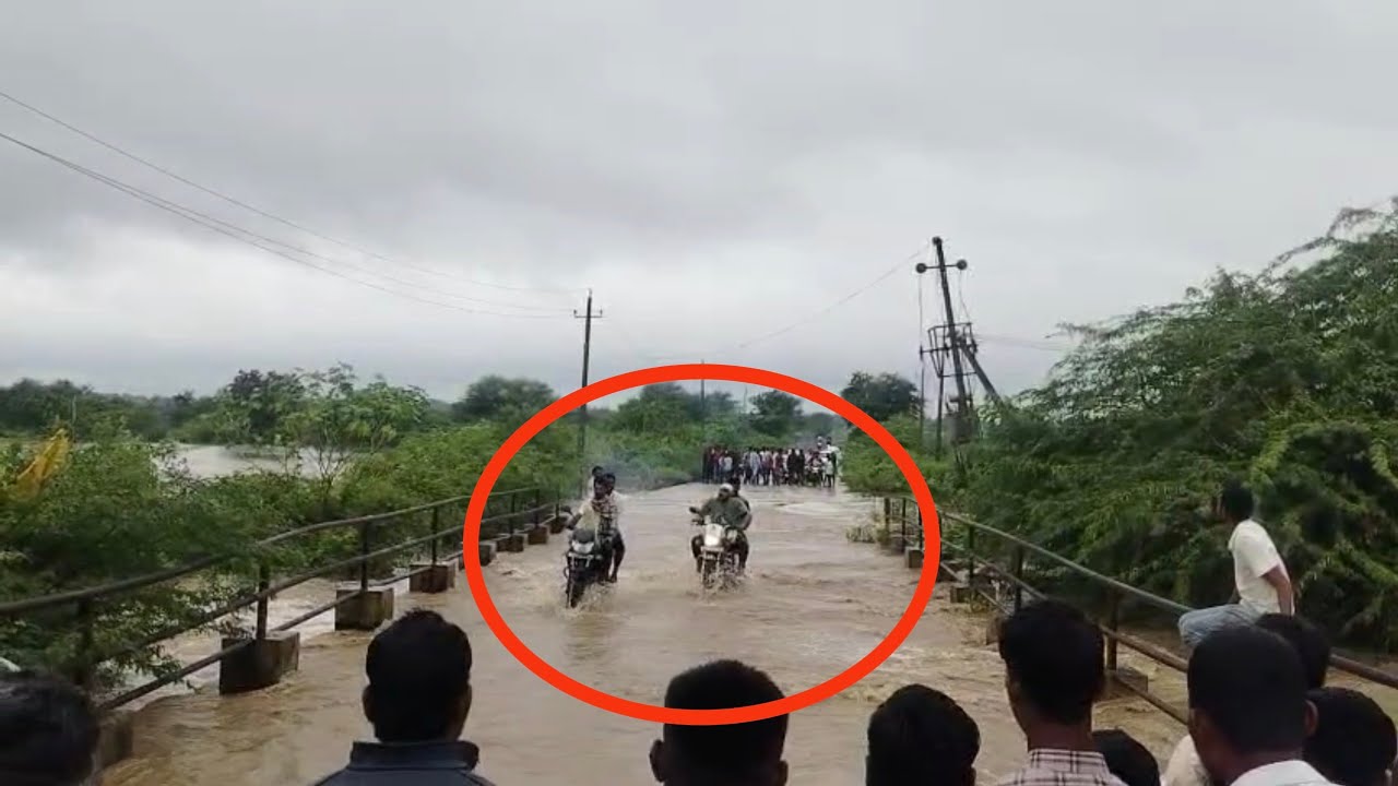 Heavy Rains Disrupt Road Connectivity in Gulbarga: Bridges Overflow, Villages Submerged