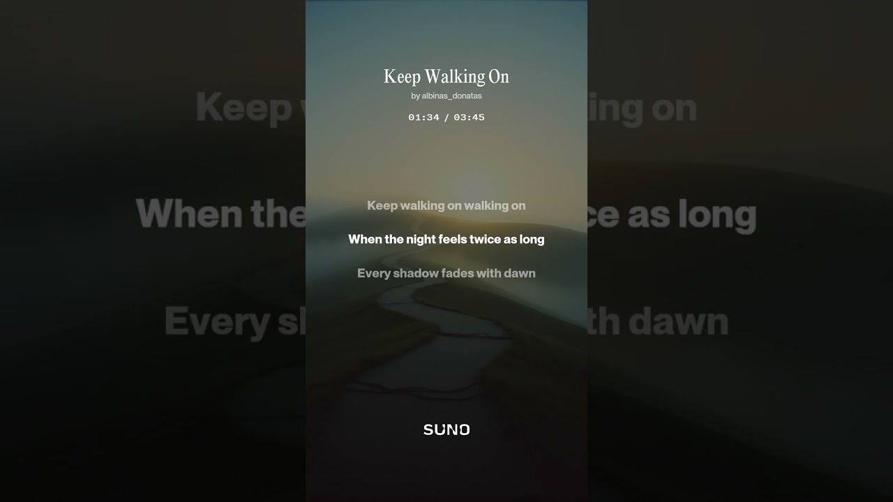 Keep Walking On - Albinas Donatas