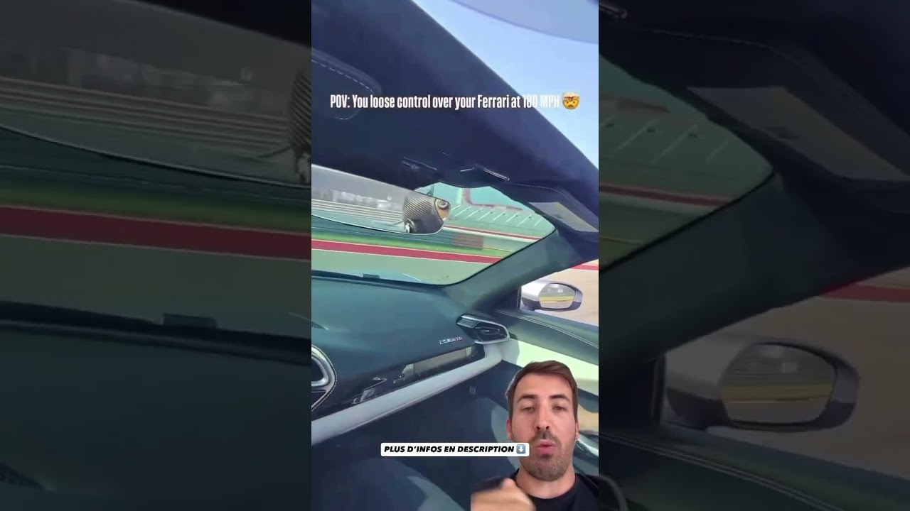 Il PERD sa FERRARI a 290KM/H #millionaire #ferrari #crash