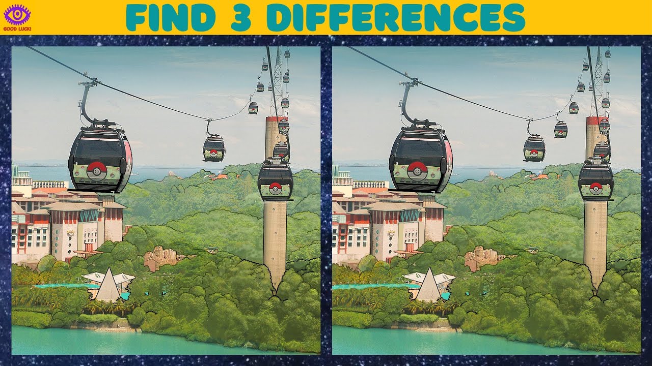 【Find the Difference】 Brain Game Puzzle - Part 360