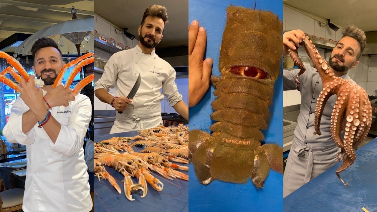 Fish, octopus or crab ? what's your favourite 🦀🐟🤗 by chef faruk gezen #farukchef
