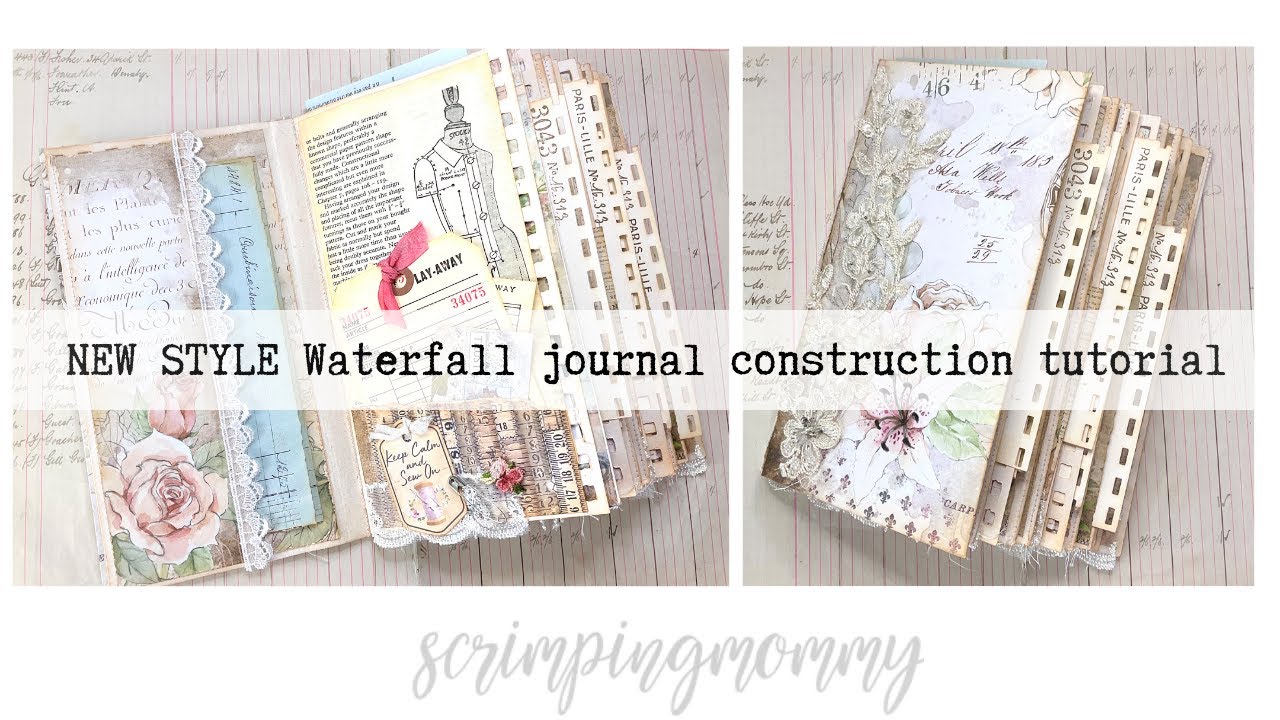 NEW STYLE waterfall journal base tutorial