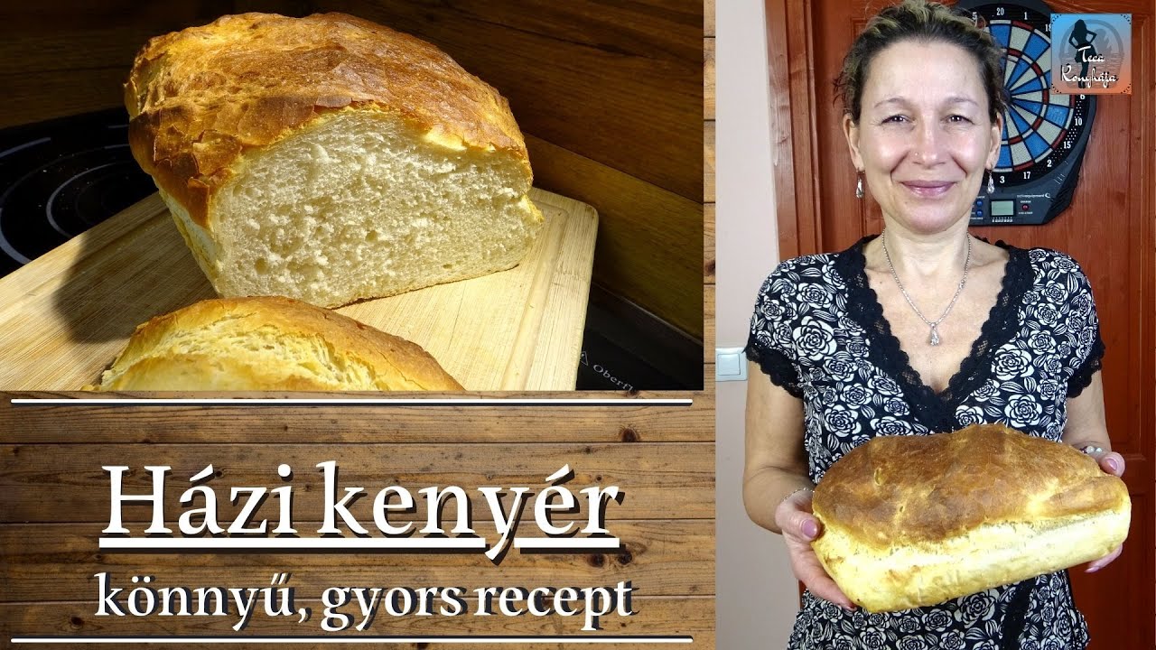 Házi kenyér | Könnyű, gyors recept | Teca konyhája