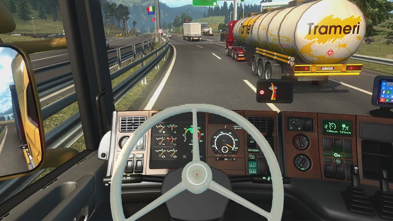 Euro Truck Simulator 2 - Scania 164L | Verona to Zürich