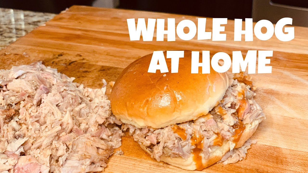 Crispy Skin Whole Hog Style Pork Shoulder | Workhorse Pits 1975t