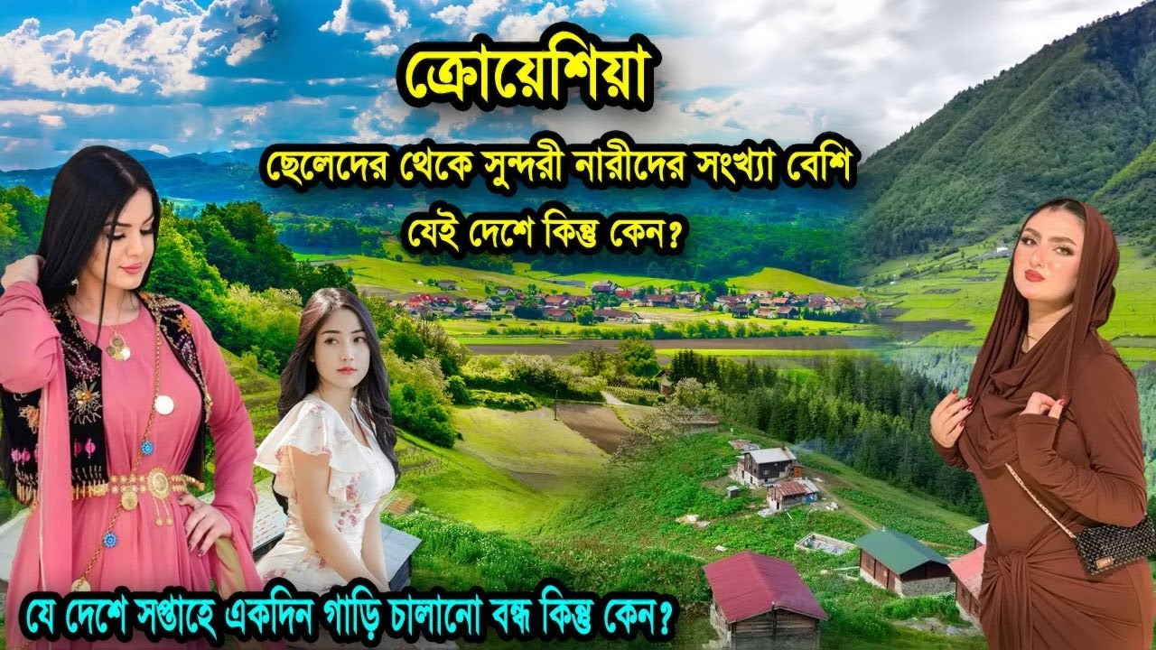 ক্রোয়েশিয়া দেশ | ইউরোপের আজব এক দেশ সপ্তাহে এক দিন গাড়ি চালানো বন্ধ যেখানে | Facts About Croatia