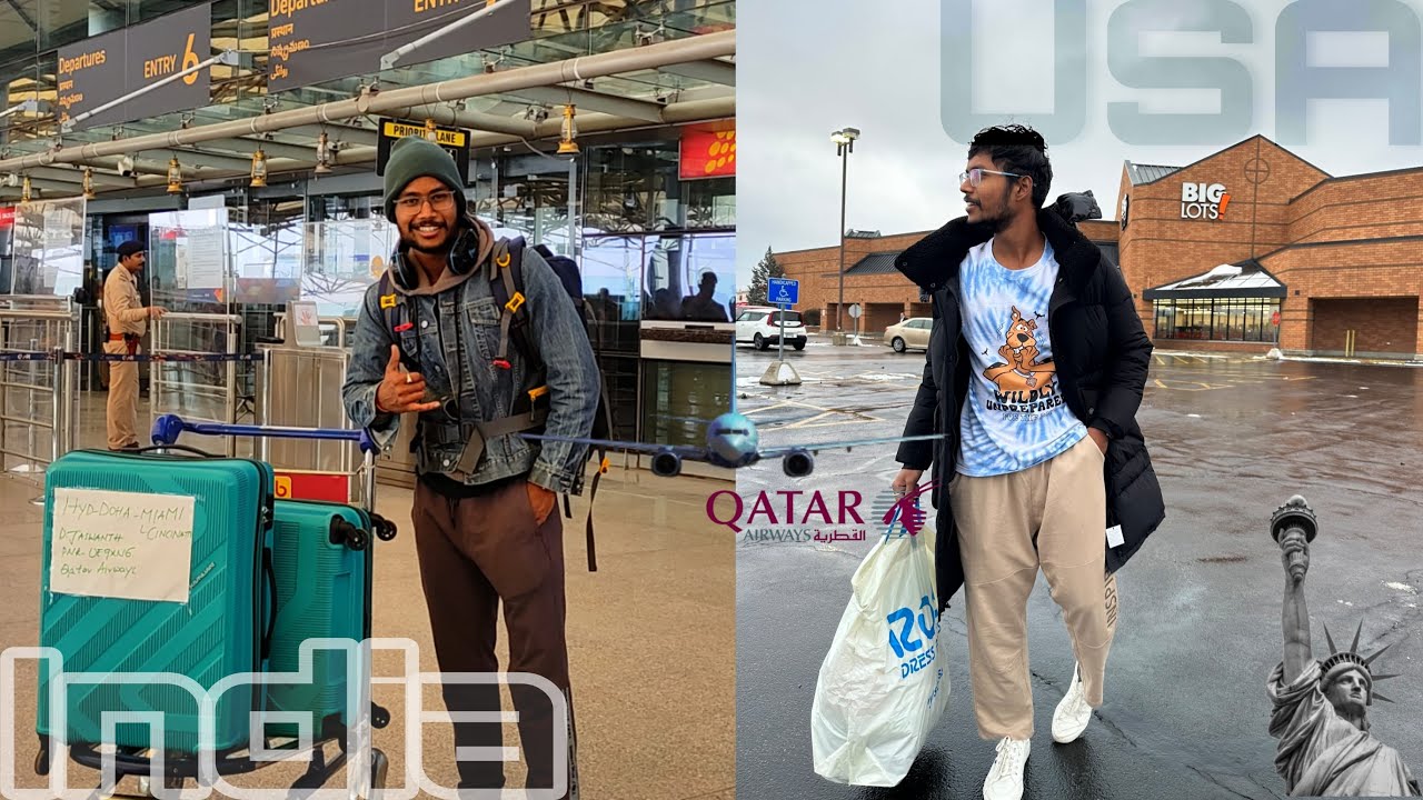 India to USA | My First International Journey✈️ | Masters in USA | In తెలుగు by Dasireddi Jaswanth |