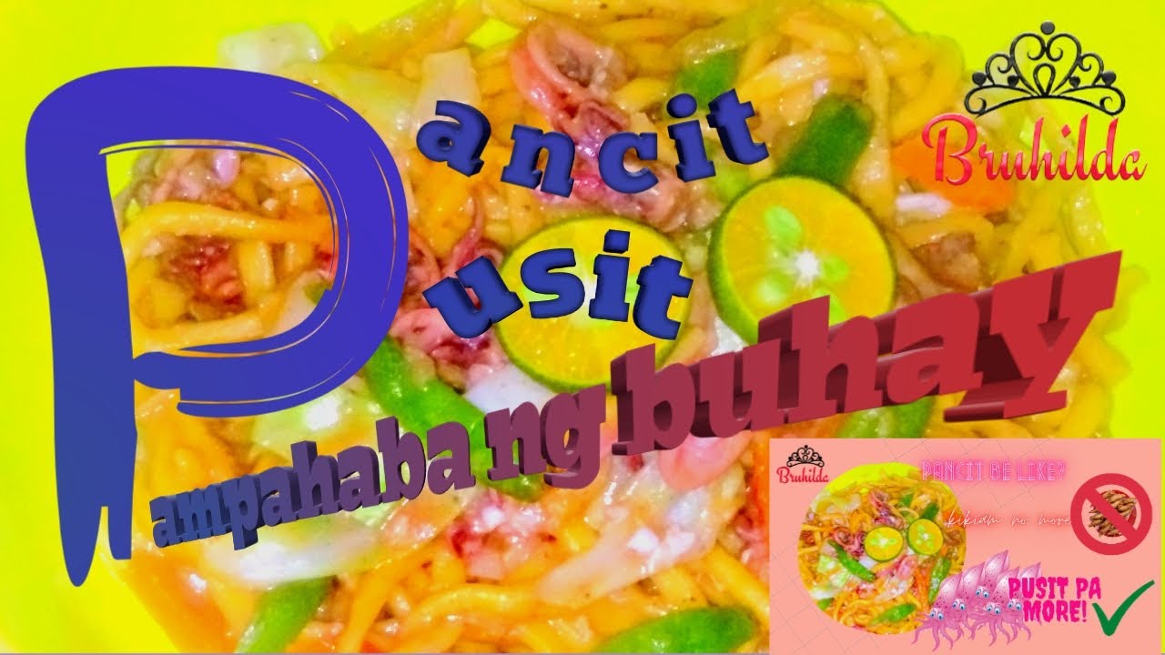 💡RECIPE #07 - SATISFY YOUR CRAVINGS WITH PANCIT PUSIT | MERIENDA RECIPE | STEP BY STEP | Bruhilda💕