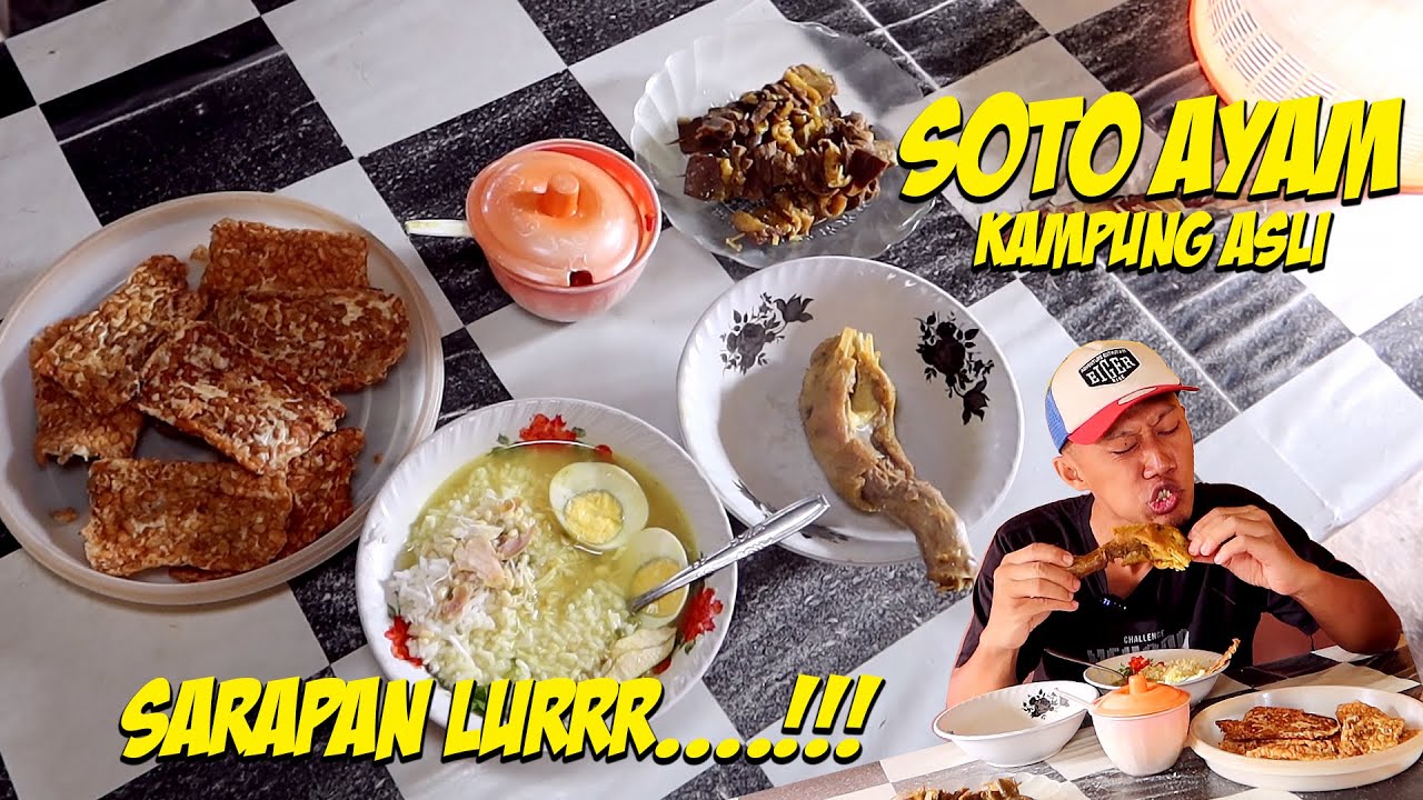 Menu sarapan di Ponorogo, Warung Soto Ayam Kampung enak porsi jumbo!!