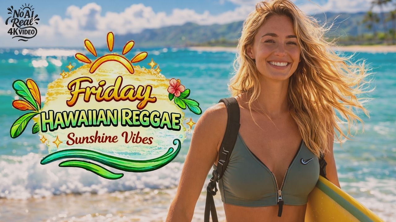 Hawaiian Reggae Friday Vibes 🌺☀️ Sunshine Island Energy & Feel-Good Flow