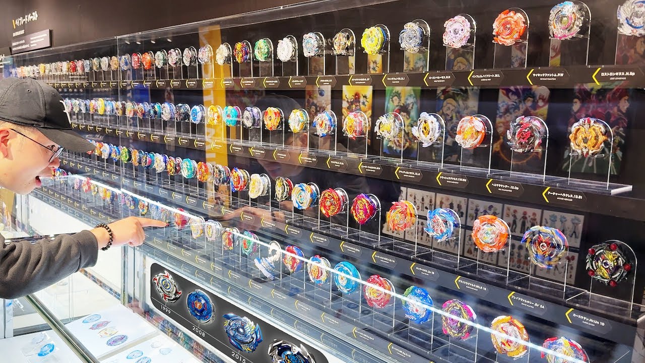 BEYBLADE PARK Full Tour | BIGGEST BEYBLADE MUSEUM SHOWCASE For Every Generation! (WE'RE AMAZED)