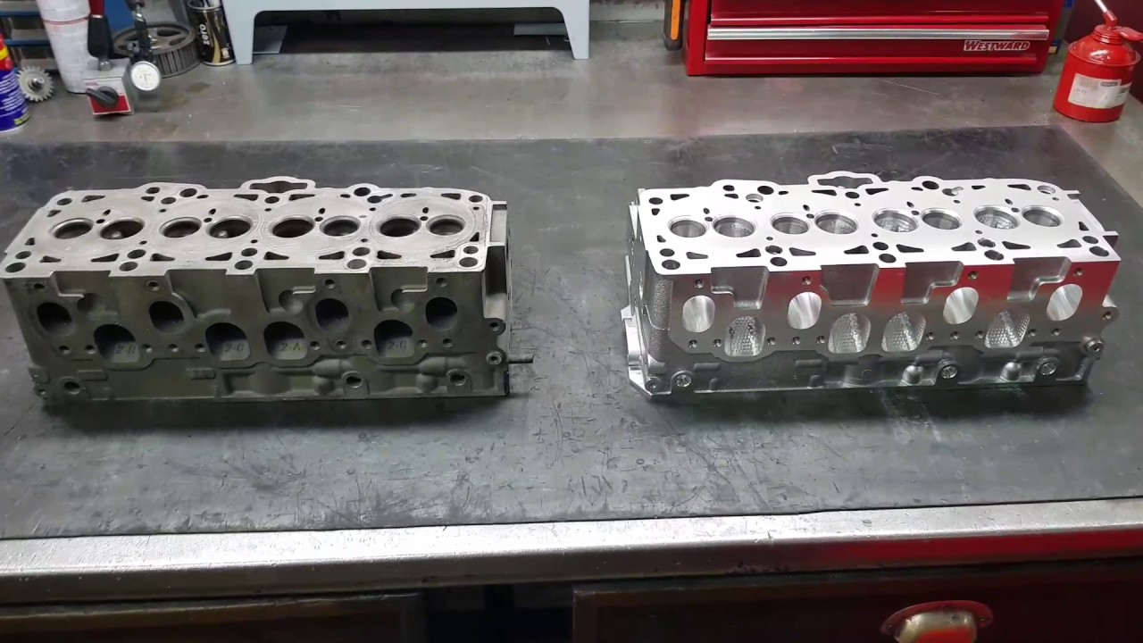 VAG TDI 1.9 TDI Cylinder head Original VS Veicomer Full Race