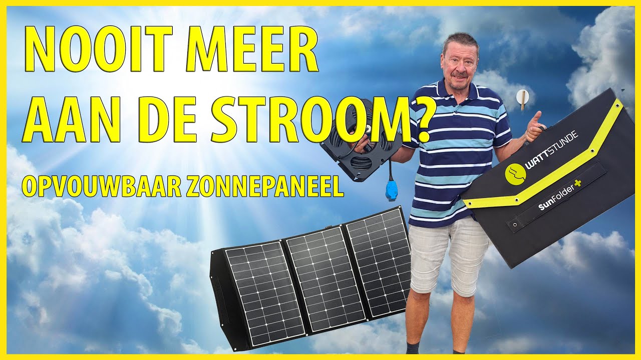 #349 NOOIT MEER AAN DE STROOM? (LADEN MET EEN OPVOUWBAAR ZONNEPANEEL)