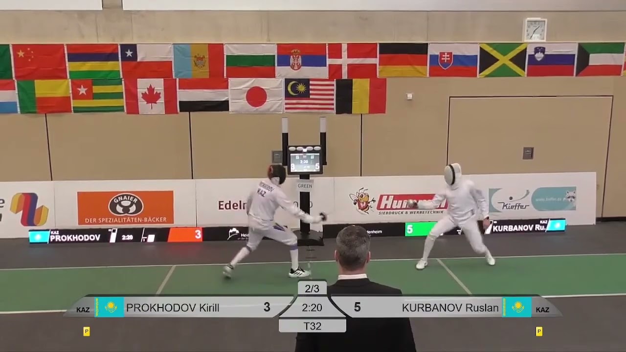 2025 98 SME Coupe du Monde, Heidenheim PROKHODOV Kirill vs KURBANOV Ruslan