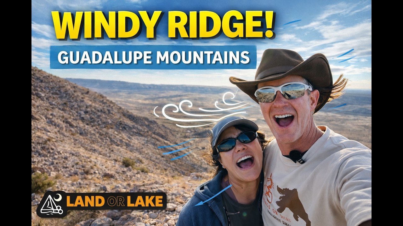 Terrifying Windy Night Camping on the Guadalupe Ridge
