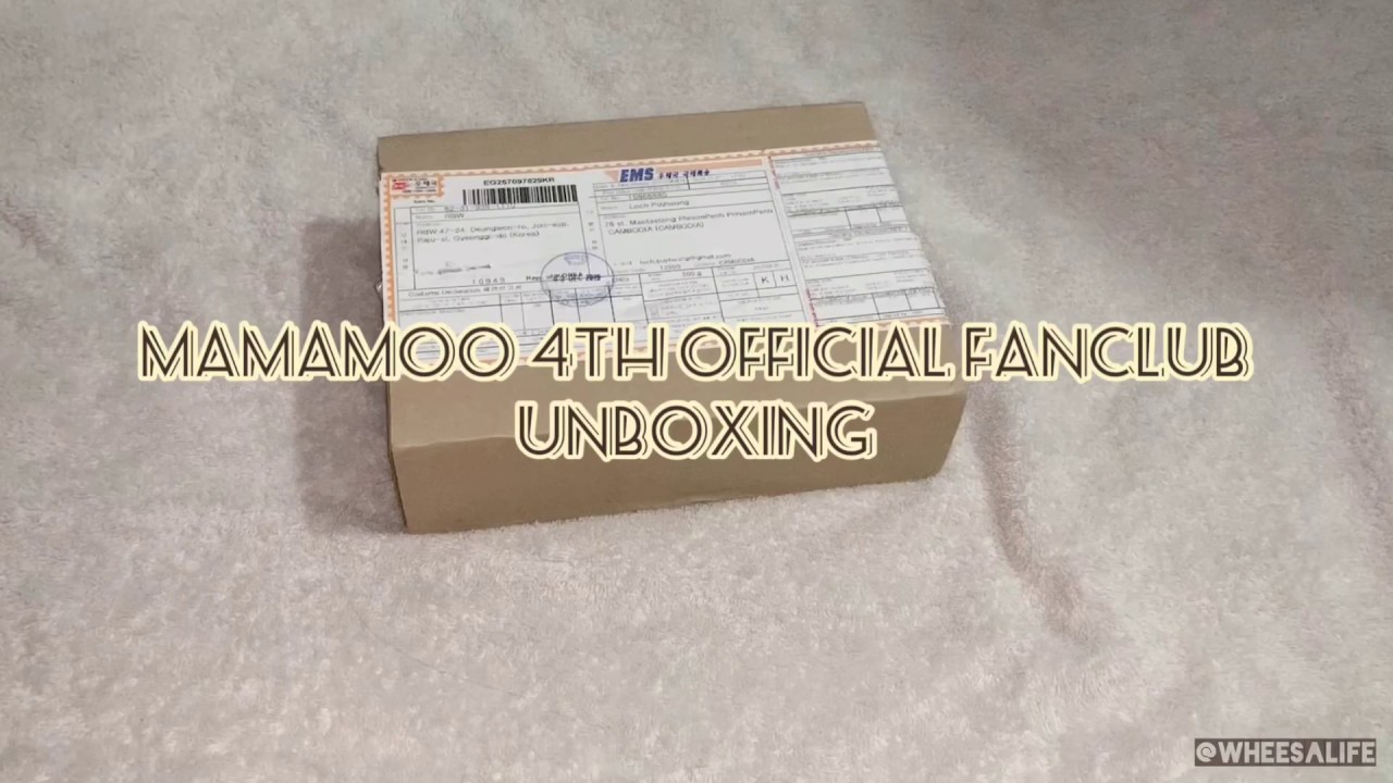 [Unboxing + Kihno Tutorial] MAMAMOO 4th Official Fanclub Kit