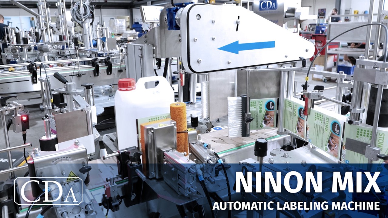 Ninon Mix &ndash; Automatic Labeling Machine for Metal Cans and Containers &ndash; CDA