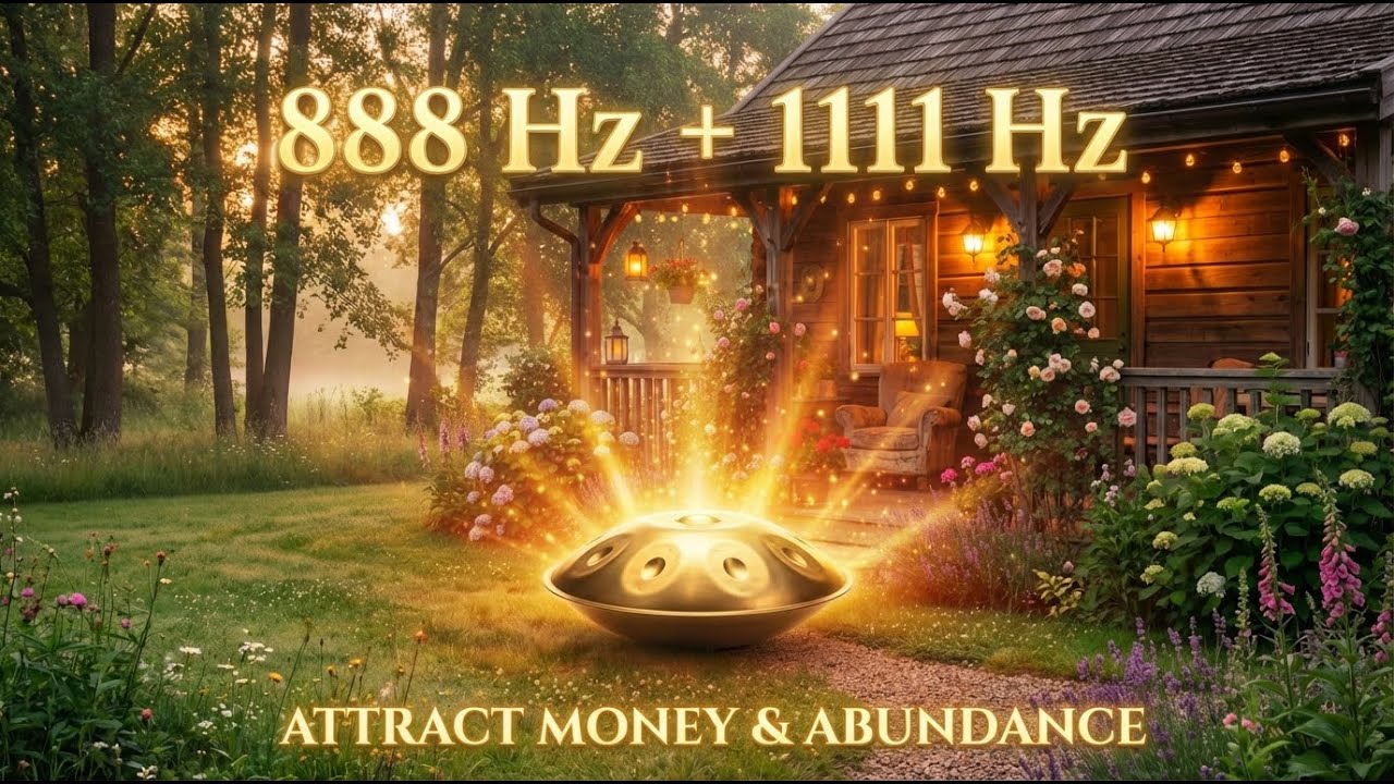Attract Infinite Wealth & Abundance | Handpan Meditation | 888 Hz + 1111 Hz Miracle Tones  💰✨