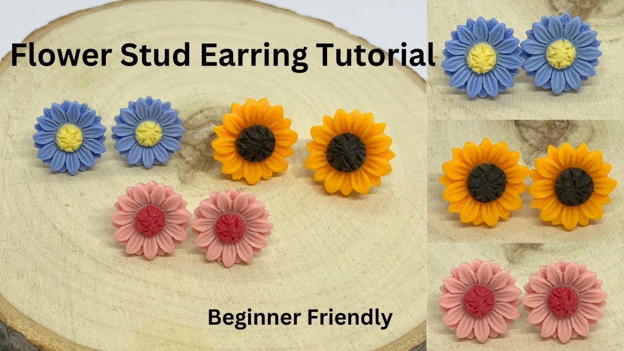 Making Earrings. Stud Earrings, Beginner Jewellery. Jewelry Tutorials