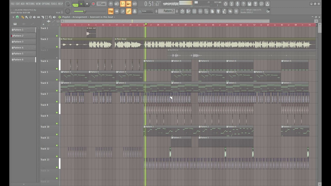 No.1 - Jelatin Freestyle Remake Beat + FLP