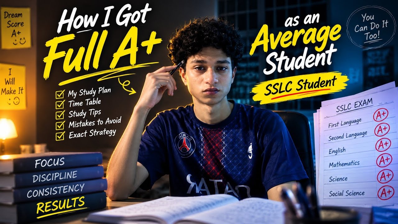 How i get aplus in sslc exam