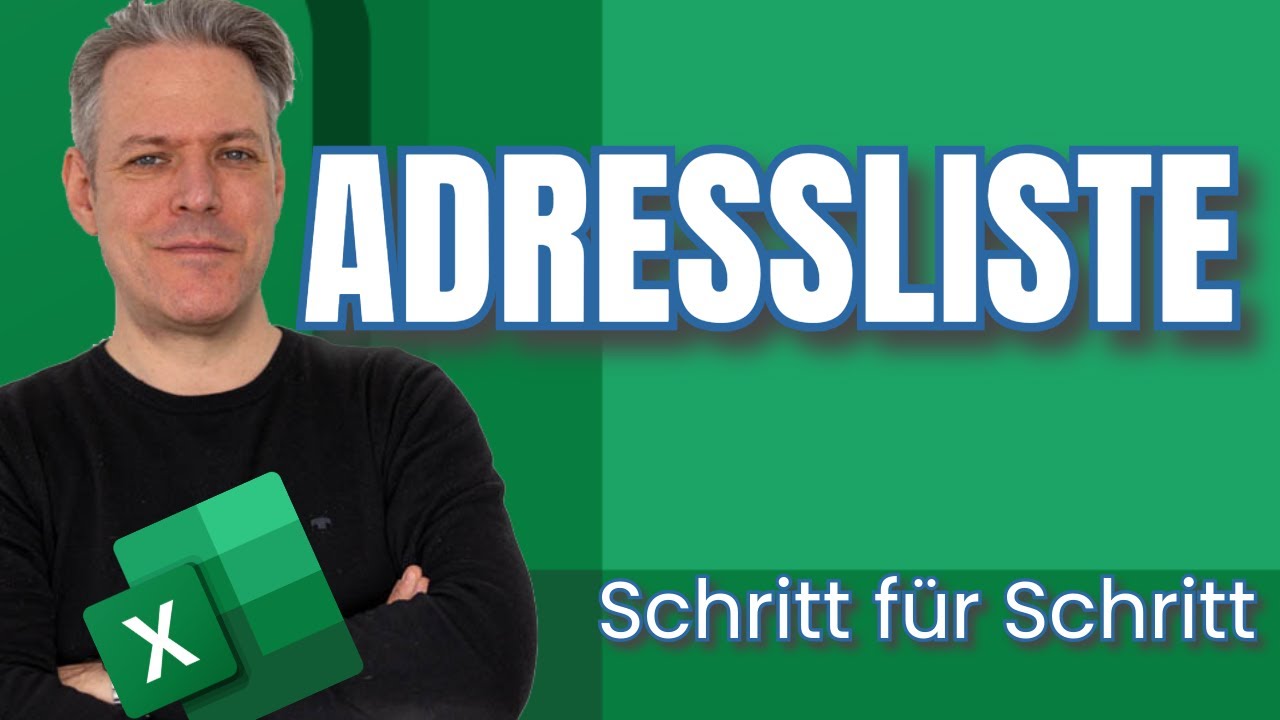 So kannst du eine einfache Adressliste in Excel erstellen und formatieren (Schritt für Schritt)