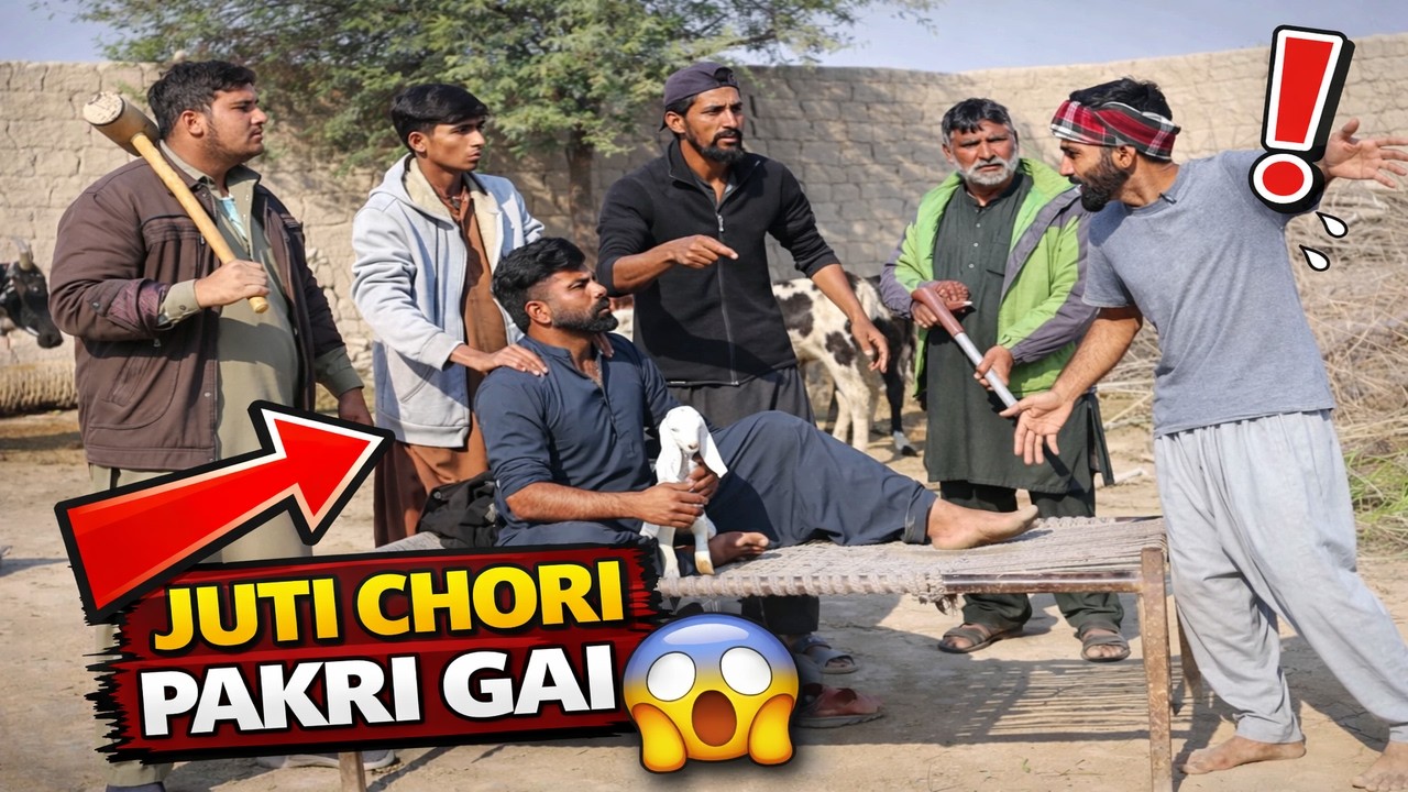 JUTI CHORI PAKRI GAI 😱 | Gaon Ka Faisla | Full Desi Drama