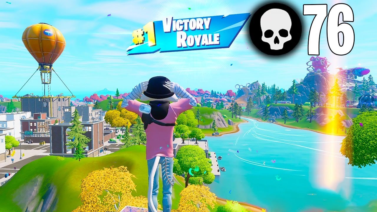 76 Elimination Solo vs Squads Wins (Fortnite Chapter 3 Season 4 Gameplay)