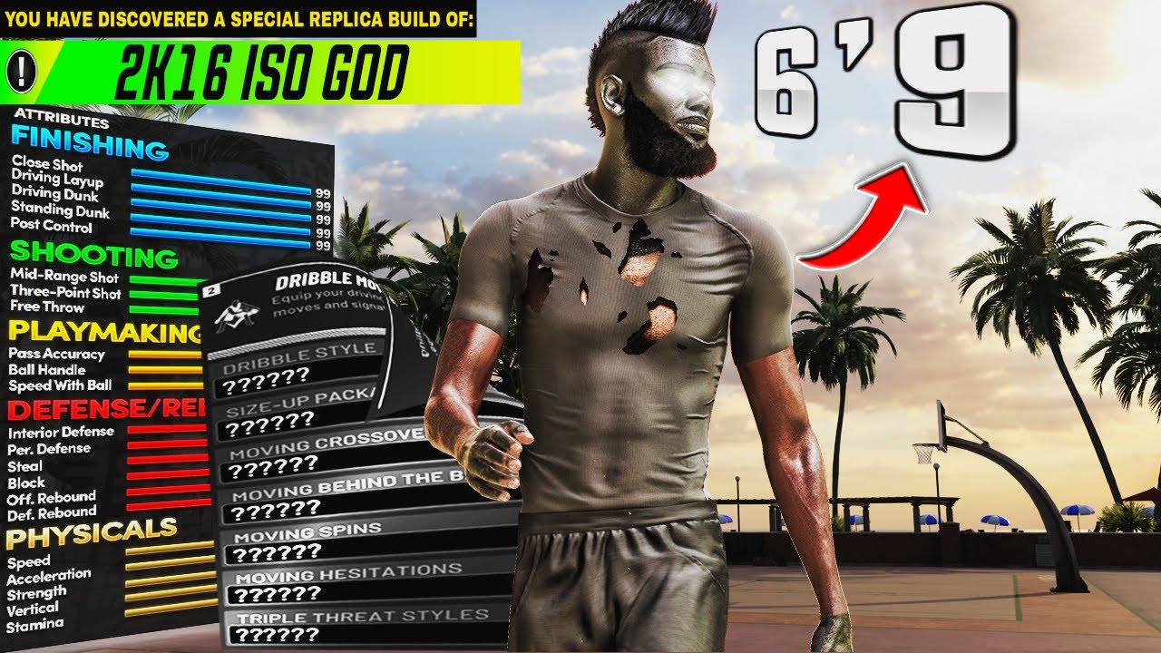 BEST DEMIGOD 6'9" BUILD AND BEST DRIBBLE MOVES ON 2K26! GLOCK 9TEEN OFFICIAL 6'9 BUILD & ANIMATIONS