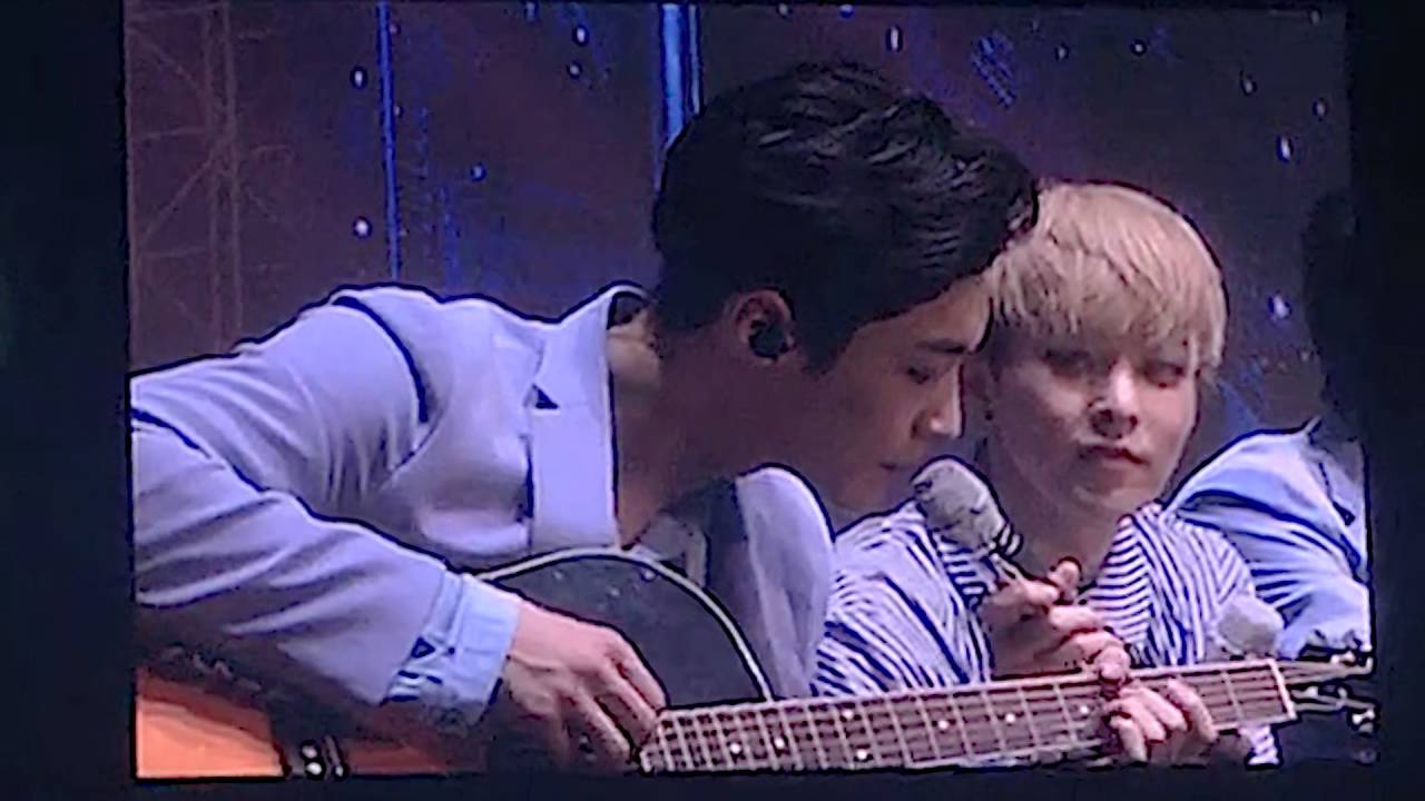 160731 the EXO'rDIUM acoustic medley 어쿠스틱 메들리 전광판