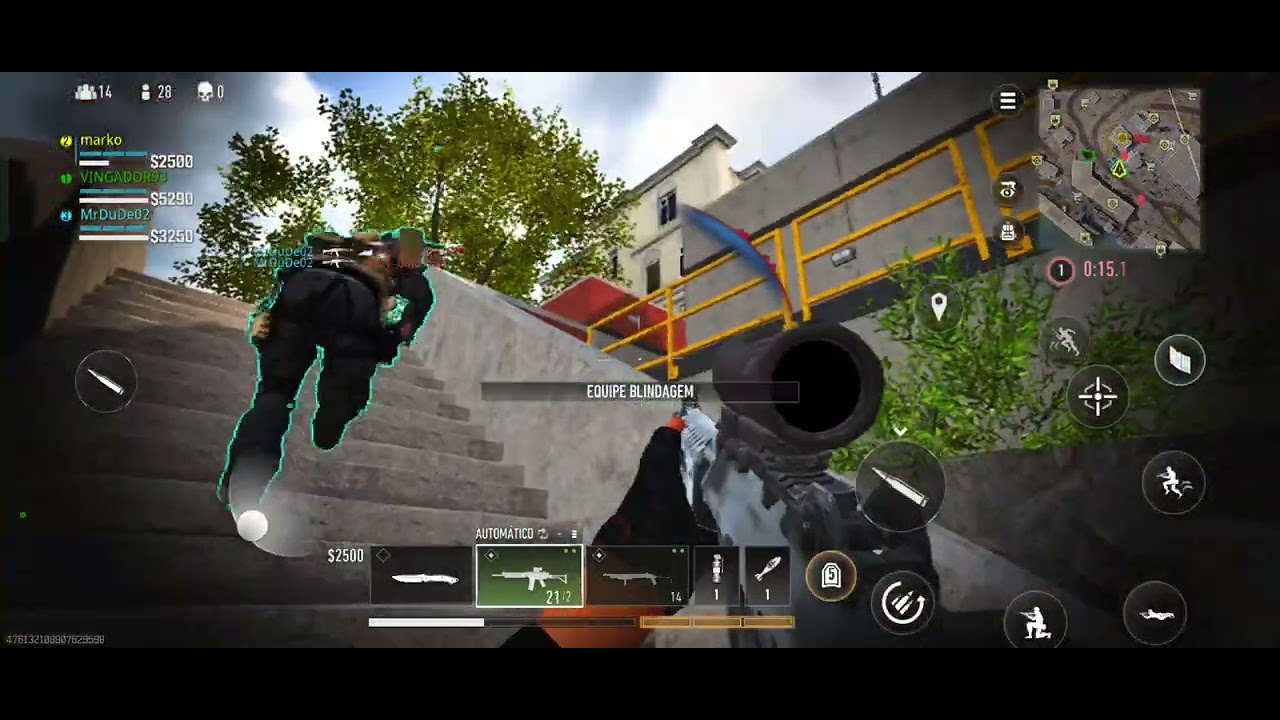 Jogatina mobile com Cal of duty war zone mobile 