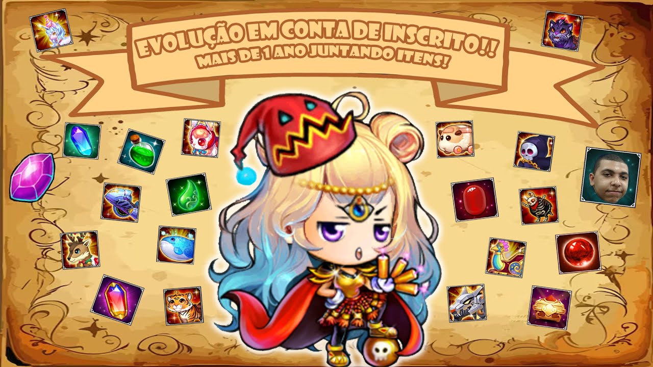 [DDTank 337]EVOLUÇÃO EM LV BAIXO DE INSCRITO,  500K NAS CARTAS E 1 ANO JUNTANDO ITENS!!