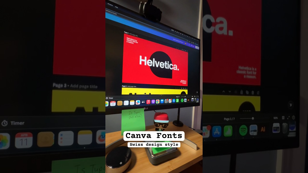 Canva Fonts | Swiss Design Style #canva #graphicdesign #typography
