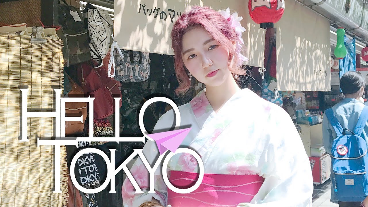 대학친구랑 5박6일동안 도쿄 여행 3편 🇯🇵 [아사쿠사/기모노/녹차아이스크림/메론빵/장어덮밥/우나테츠]⎜E bin 이빈