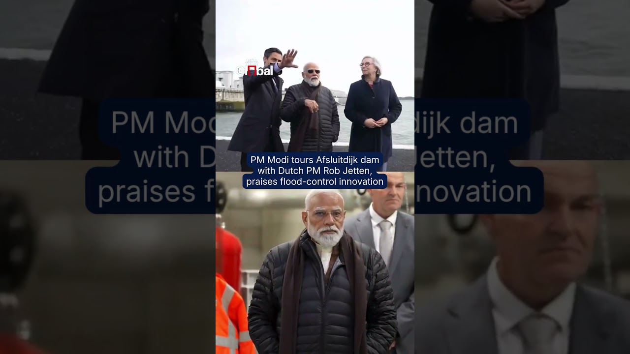 PM Modi Visits Dutch Afsluitdijk, Praises Netherlands&rsquo; Water Innovation for India&rsquo;s Future