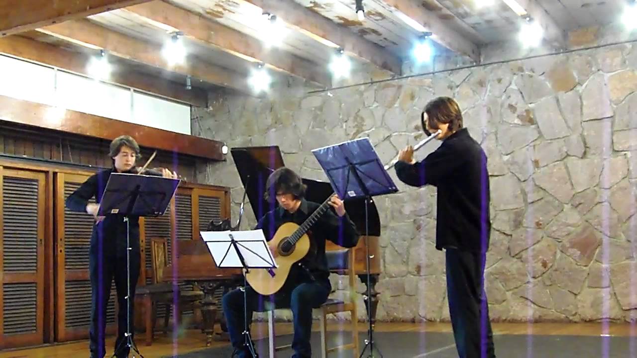 Kreutzer. Trío para Flauta Violín y Guitarra