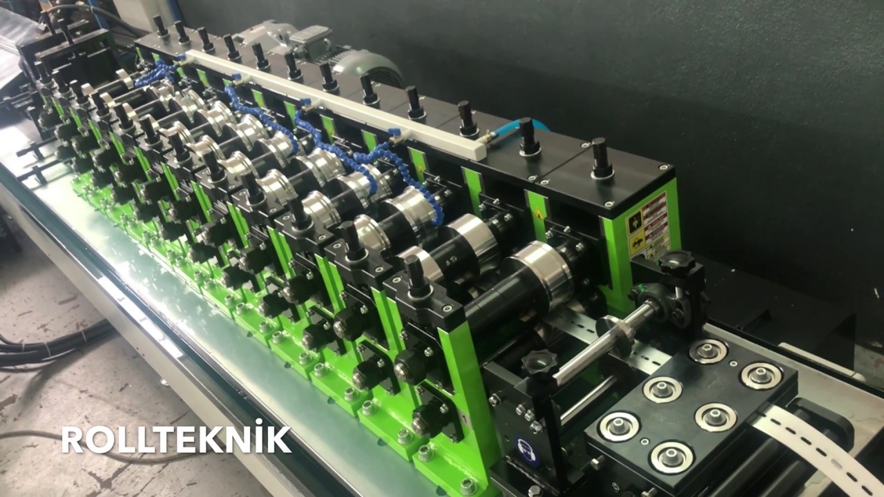 ROLLFORM - ROLLTEKNİK OTOMAT RAYI ROLLFORM HATTI  V11(DIN RAIL PROFILE ROLL FORMING LINE)
